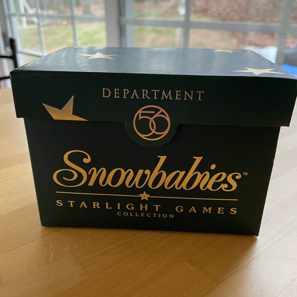 Snowbabies Batter Up Figurine